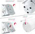 Baby Monitor Wall Mount for Infant Optics?Babysense, HelloBaby, Arlo ?VAVA and Most Universal Monitors Camera Easy Installation (Wall Sticker)...