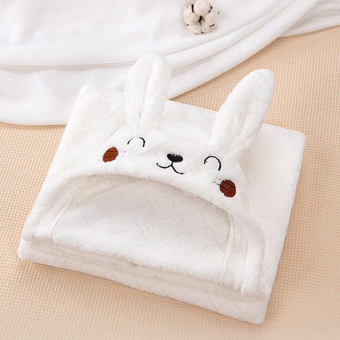 Baby Towels with Hood, Baby Stuff Absorbent Toddler Bath Towel, Soft Bath Towel for Babie, Toddler, Infant - (Rabbit, 50 x 32 Inch)...