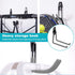 Eagles Garage Double Hooks,Utility Heavy Duty Steel Garage Storage Hooks,Wall Mount Garage Hanger&Organizer for Organizing Bike, Ladder and Garden...