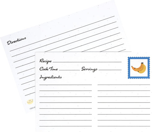 C.R. Gibson Q12-25450 Recipe Cards, One Size, Multicolor...