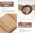 VALICLUD Elastic Wide Tan Belt Women Straw Rattan Waist Band with Wood Buckle for Women Ladies Dresses Jeans Belt Vintage Accessory Waistband Wais...