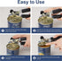 for Can Opener Manual, Handheld Can Openers with Big Effort-Saving Knob, Can Opener with Multifunctional Bottles Opener...