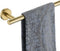 JQK Towel Bar Brushed Gold, 16 Inch 304 Stainless Steel Thicken 0.8mm Towel Rack Bathroom, Towel Holder Wall Mount, Total Length 19 Inch TB110L16-...
