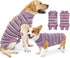 Coppthinktu Dog Recovery Suit Dog Surgery Recovery Suit Female, Dog Onesies Dog Surgical Recovery Suit for Small Medium Large Dogs, Pet Recovery S...
