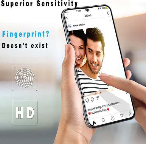 Slanku [3 Pack for Samsung Galaxy S23 FE 5G Tempered Glass Screen Protector Film, Support Fingerprint Unlock, Case Friendly, Anti-Scratch...