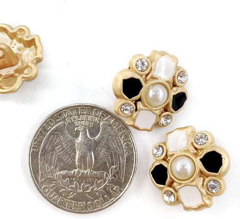 Golden Irregular Shank Sewing Buttons 20 Pcs - 18mm, 23/32"...