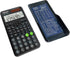 OSALO Scientific Calculator 401 Function 10+2 Digits Display Solar Battery Calculators Fraction Statistics Integral for Middle and High School Col...