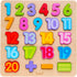 Wooden Number Puzzle Toys, ABC Letter & Number Puzzle for Toddlers 1 2 3 Year Old, Preschool Learning Toys for Kids, Educational Name Puzzle Gift ...