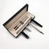 Metal Ballpoint Pen Business Signature Pen Gel Pen with Two Black Refills Nice Gift for Friends and Family (Black)......