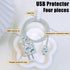Cute Cable Protector for iPhone Apple Charger,Clear Pretty Butterfly Design,Data Cable USB Case Cord Saver Phone Charger Protector for iPhone 7 8 ...