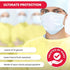 Ever Ready First Aid Isolation Gown with Elastic Wrists, Fluid Resistant, Yellow (Pack of 10)...