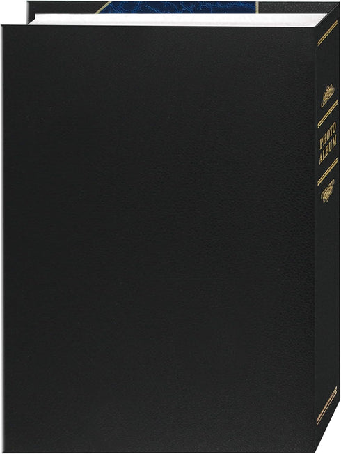 Pioneer Photo Albums LBT-57/NB 50-Pocket Navy Blue and Black Ledger Style Leatherette Cover Photo Album for 5 by 7-Inch Prints...