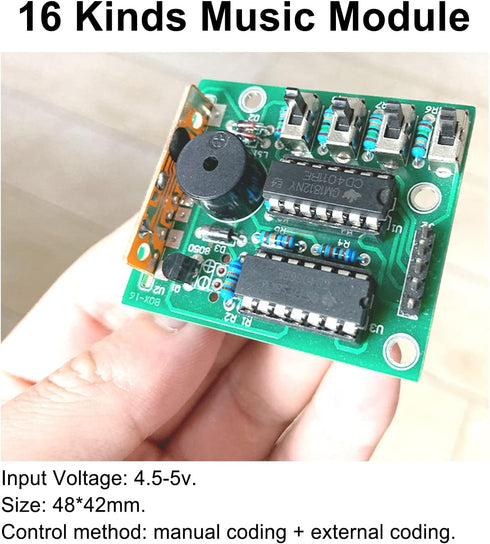 Electronic DIY Kits 16 Music Box Soldering Practice Kit DIY Soldering Project for Teens Kids Adults Thanksgiving Xmas Gift...