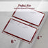 Ring Binder Depot, Recipe Cards Lined with Maroon and White Design 4 inch X 6 inch on Premium Thick Card Stock Great Gift for Amateurs or Experien...