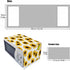 Microwave Oven Top Cover Dustproof Linen Machine Protector Decorative Kitchen Appliance Cover with Side Storage Pockets 11.8x35.4inches Blooming S...