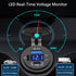 12V USB Outlet Qidoe USB C Car Charger Socket Dual PD 30W and 18W QC3.0 Port USB Car Socket with Voltmeter Button Switch Lengthened Waterproof USB...