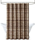 Madison Park Bellagio Taupe Shower Curtain, Transitional Shower Curtains for Bathroom, 72 X 72, Beige...