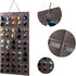 Sunglasses Organizer Storage- Hanging Eyeglasses Wall Pocket Mounted,Eyewear Display,25 Slots (Black, Large)...