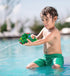DolliBu Train Bath Buddy Squirter - Floating Green Train Rubber Bath Toy, Fun Water Squirting Bathtime Play for Toddlers, Cute & Soft Transportati...