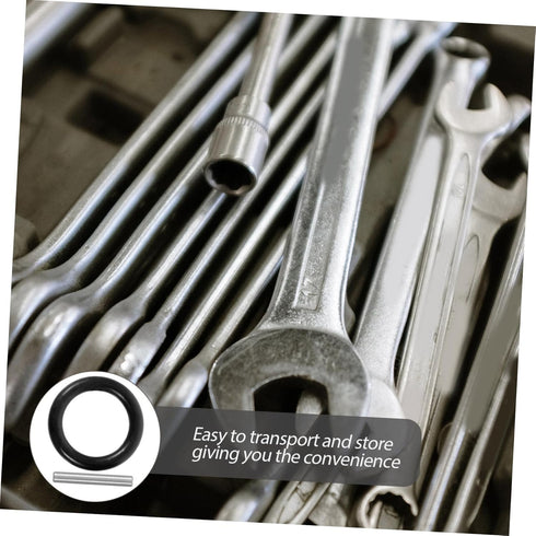 6 Sets Pin and Ring Lock Ring Wrench Ring Drive Socket Retainer Ring Socket Retainer with O-ring Ring Clips Retaining Rings Drive Retainer Pin Ele...