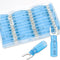100PCS #10 Fork Connectors, 16-14 Gauge Fork Connector Tinned Copper, Fork Terminals Waterproof Heat Shrink....