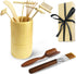 Artcome Mini Table Zen Sand Garden Rake Tool Set - with Rakes Sand Brush Spoon Bamboo Tube Tabletop Meditation Sand Zen Garden Tools, Zen Garden A...