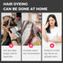 Black Hair Dye Shampoo 3 in 1,Hair Dye Shampoo for Gray Hair Coverage-Gentle Formula,Hair Color Shampoo for Grey Hair,Herbal ingredient,Black in T...