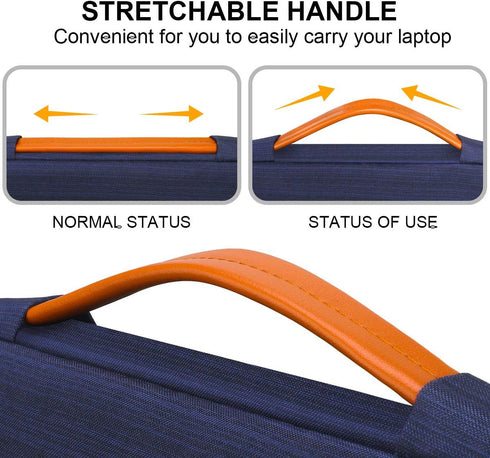 Lacdo 360° Protective 14 Inch Laptop Sleeve Case for HP Lenovo Dell ASUS Acer Chromebook 14 / HP Stream 14 / Dell Inspiron 14 / Lenovo IdeaPad 14 ...