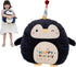 12 Inch Soft Penguin Plush Hugging Pillow Cute Birthday Penguin Stuffed Animal Plushies Toy Penguin Kids Stuffed Animals Penguin Happy Birthday Pl...