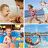 Baby Bath Toys, iselyn 4Packs Mold Free Bath Toys Silicone Bath Toys for Toddlers 1-3 Bath Toys Non-Toxic Dishwasher Safe Bathtub Toys for Infants...