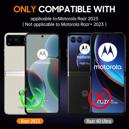 ?4 Pack?for Motorola Razr 2023 Screen Protector, 2 Pack Screen Protector + 2 Pack Lens Protector, HD Transparent, Anti-scratch, Automatic Repair W...