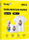 Koala Sublimation Paper 8.5x11 inches 150 Sheets Easy to DIY T-shirts, Tumblers, Mugs Only Compatible with Inkjet Sublimation Printer Sublimation ...
