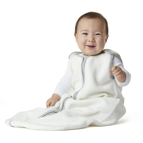 baby deedee Sleep Nest Fleece Baby Sleeping Bag, Ivory, 6-18 Month...