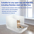 3 Pcs Connectable Cat Litter Box Pee Shields High Side Easy Cleaning Anti-Splashing Litter Pan Shield - Litter Box Not Included Medium...
