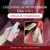2 in 1 Leather Cleaner & Conditioner premium bag care with Cleaning Towel Nourishes, Polishes Protects Cleans Restores Surfaces for Luxury Bags Pu...