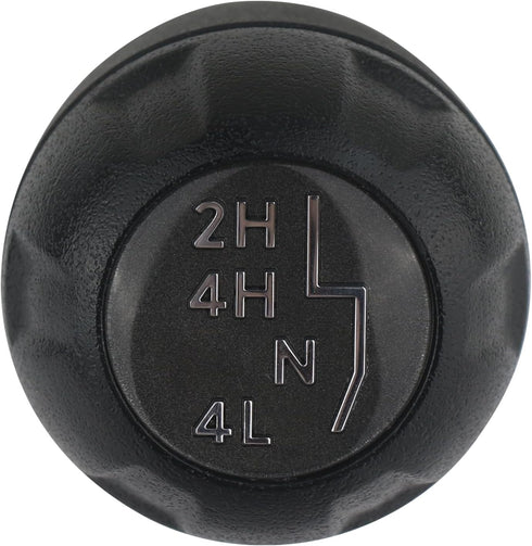 APPERFiT Transfer Case Shift Shifter Knob for Automatic/Manual Transmission Black Trim Compatible with Jeep Wrangler JK 4WD 2011 2012 2013 2014 20...
