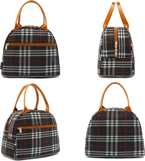 FlowFly Insulated Lunch Cooler Bag - Tote Bag Organizer for Women/Men, W&B...