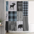 Rustic Shower Curtain Lodge Bear Moose Deer Quick Dry Bath Curtain Machine Washable Bathroom Accessories for Home Decor 72x72Inch...