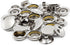 Dritz 5-1 Heavy Duty Snaps, Nickel, Size 24 (5/8-Inch) 7-Sets...