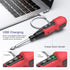 JXTZ Electric Screwdriver Set, Rechargeable Cordless Power Screwdriver with 9 Screwdriver Bits, LED Light, Auto & Manual Mode for Smartphone, Game...