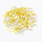 HEOCAKR Beads for Jewelry Making, 1200pcs Golden Series Acrylic Craft Beads for Necklace Earrings Bracelet Making Kit, Including Star, Moon, Pearl...