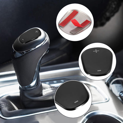 X AUTOHAUX Auto Car Gear Shift Knob Cover Sticker Stainless Steel for Chevrolet Equinox 2018-2020 Black...