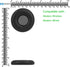 Geekria QuickFit Replacement Ear Pads for Microsoft Modern Wireless, Modern Wired Headphones Ear Cushions, Headset Earpads, Ear Cups Cover Repair ...
