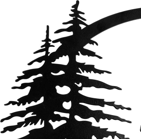 CINPIUK Bigfoot Wall Art Decor, Welcome Sasquatch Metal Sign Indoor Outdoor Farmhouse Christmas Wall Hanging Ornament Home Garden Yard Garage Deco...