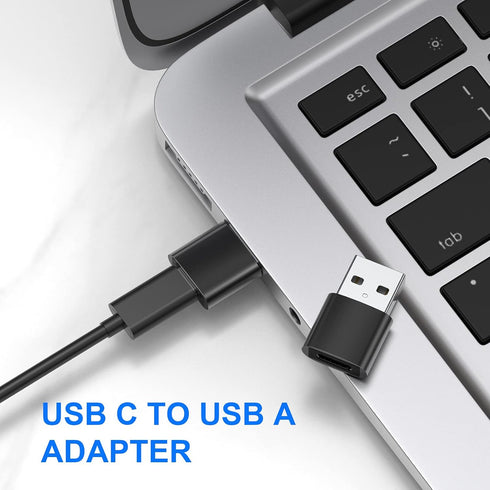 USB A to USB C,Type C Female to USB Male,Type C Male to Type C Female,Type C to USB B iPhone Female to Type c Compatible Samsung Galaxy,Laptop(5pa...