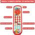 Baby Remote Control Toy - 3 languages Spanish & French & English Learning Toys, Musical, and Safe Simulation TV Remote for 6-12 Months Old Boys an...
