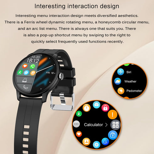 Smart Watch,1.3”Smartwatch for Women(Answer/Make Call), Fitness Tracker with 100+ Sport Modes, IP67 Waterproof, Heart Rate&Sleep Monitor, Activity...