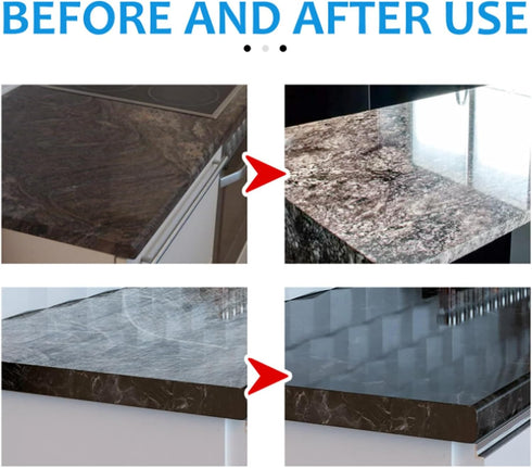 2 PCS Stone Crystal Plating Agent, Nano Stone Crystal Plating Agen, Marble Cleaner Stain Remover...