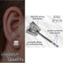 NANA Jewels Asscher Cut 14K Solid Gold Posts & Sterling Silver Simulated Diamond Stud Earrings 0.75 to 4.00ctw CZ...