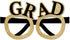 SWYOUN 12PCS Class Of 2025 Graduation Grad Party Eyeglasses Photo Props Supplies(Black,Gold)...